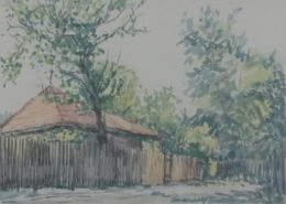 Szülői ház és utcarészlet Diósgyőr ahol 1936-ban megszülettem